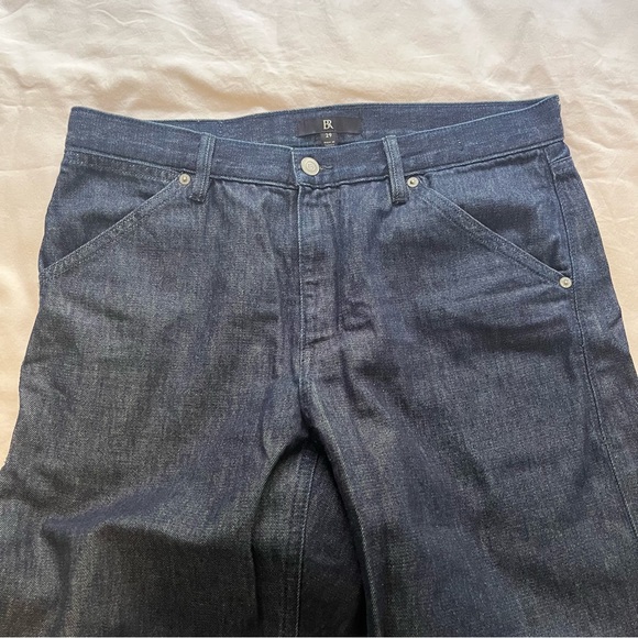 Banana Republic BR Jeans Slouch Straight Dark Wash Denim Zip Closure Women’s 29 - Picture 6 of 14